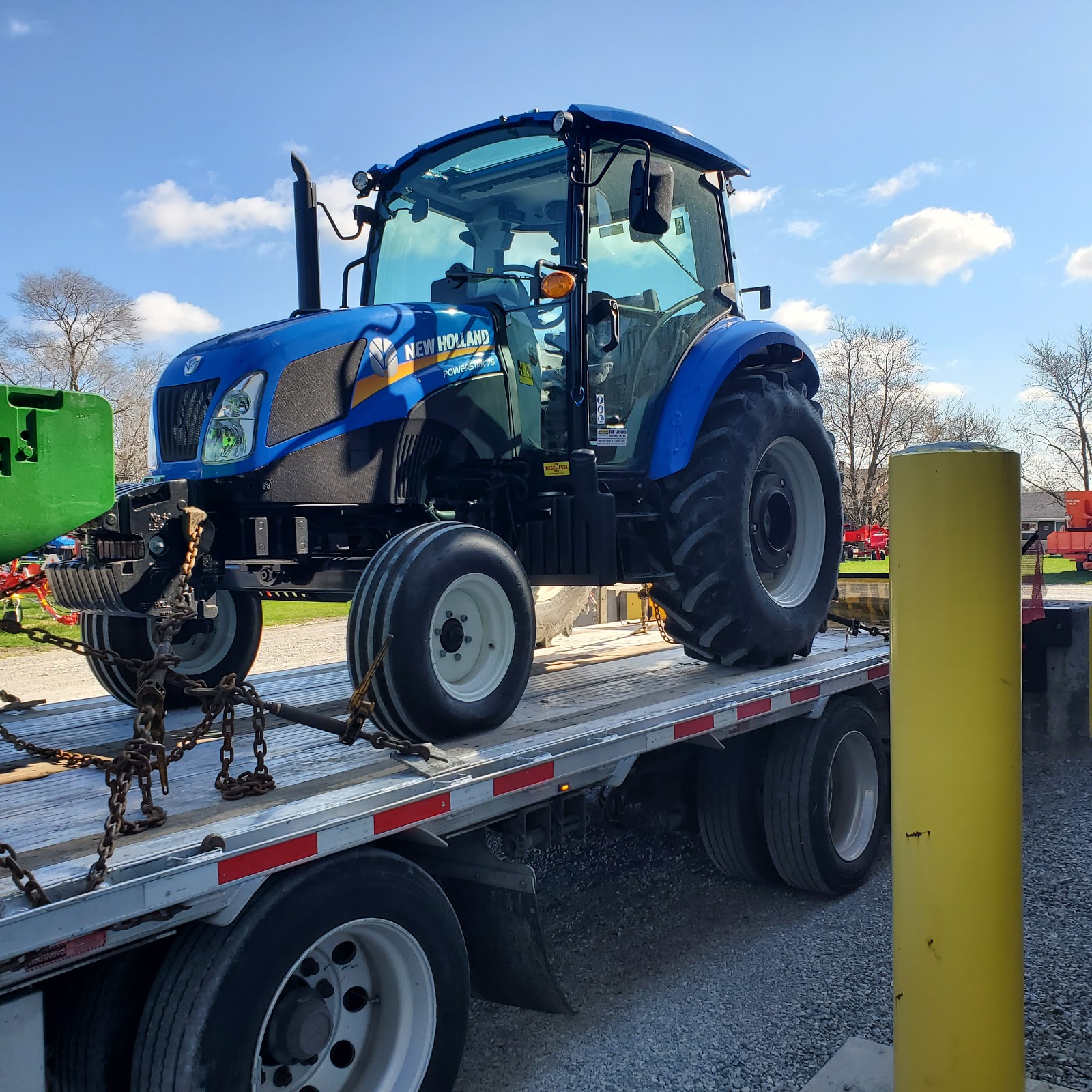 Shipping a New Holland Powerstar 75 Tractor