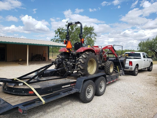 Yanmar YT359 Tractor loaded for transport