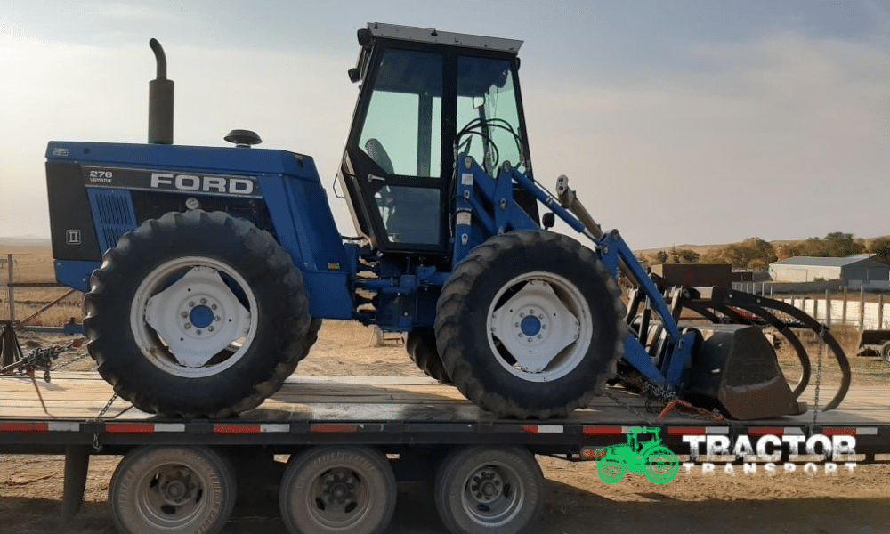 Ford 276 Tractor loaded for haul