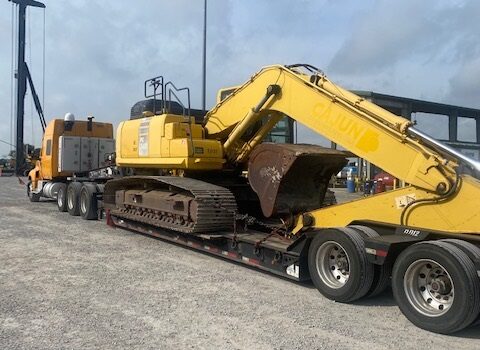 Shipping an Excavator