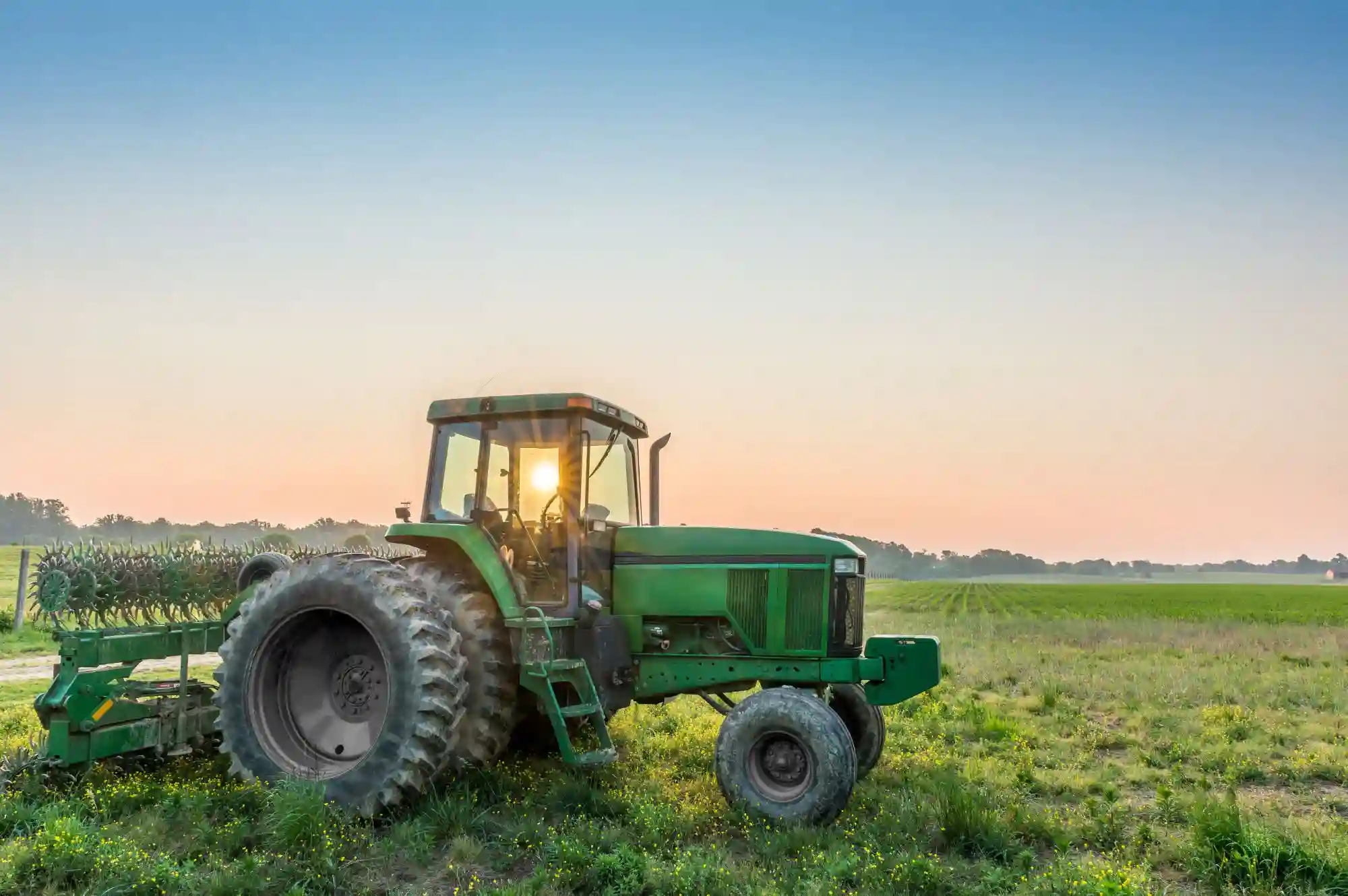 Farming Equipment in a field