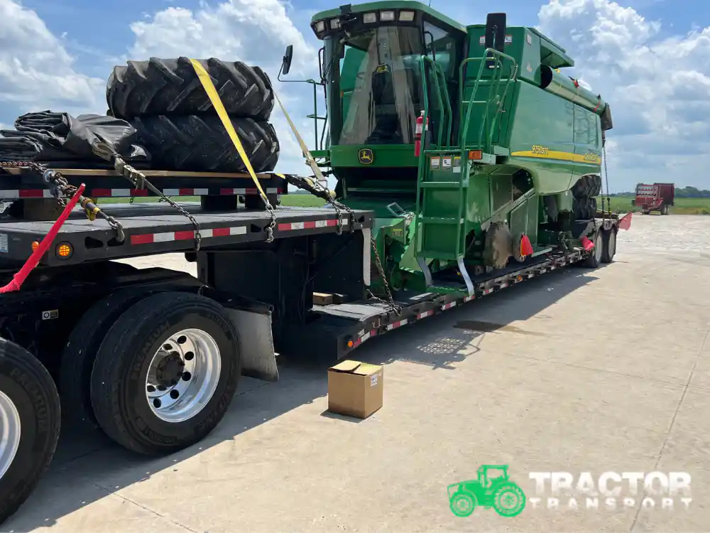Transporting agricultural equipment through Austin, TX