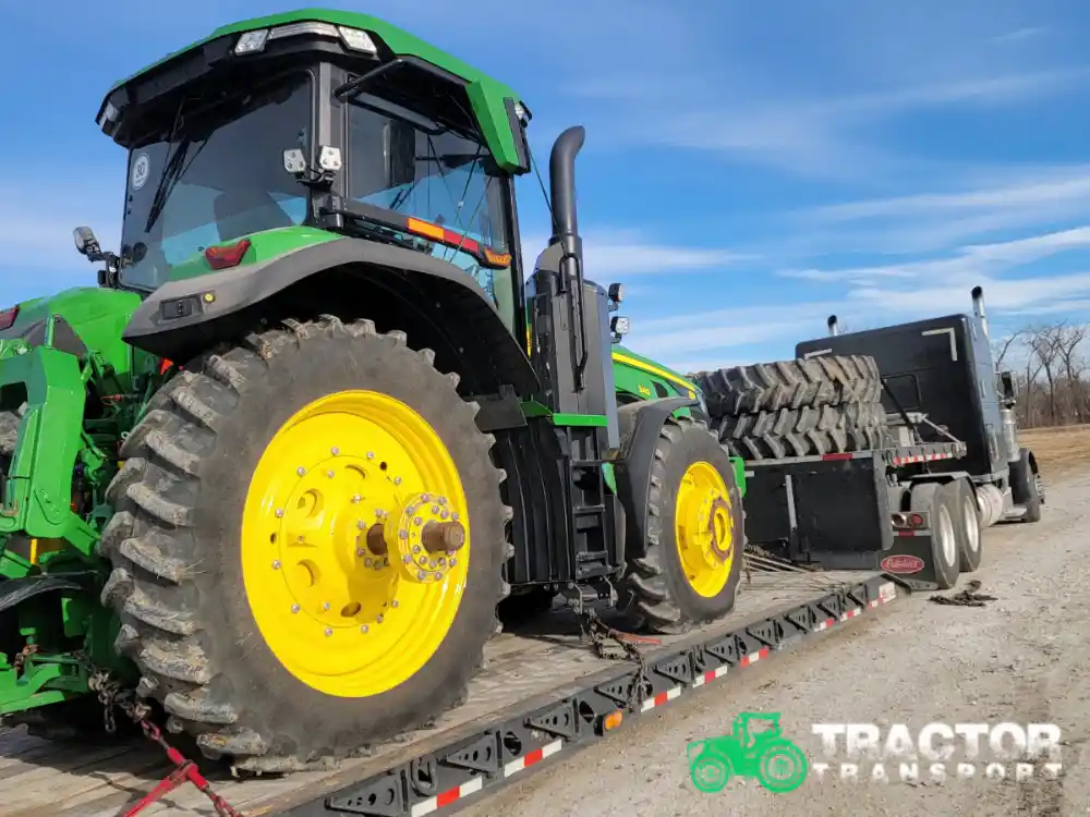 Transporting agricultural equipment through Jacksonville, FL