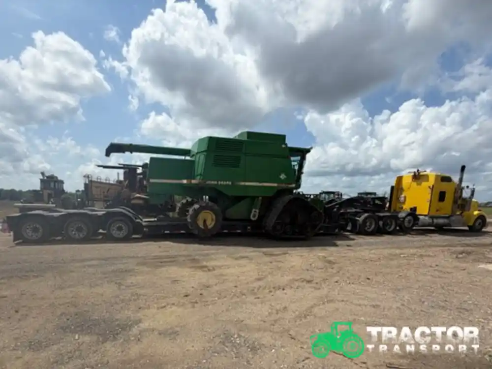 Heavy Equipment being transported by Heavy Equipment Transport in Pharr, Texas