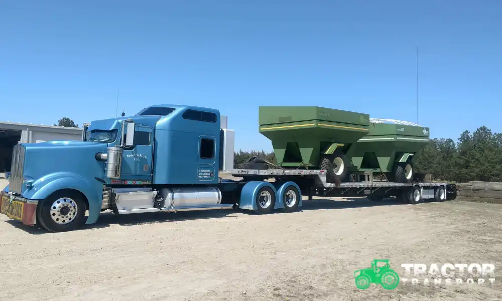transporting farm wagons