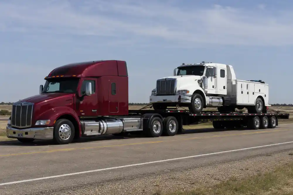Transporting a toter truck