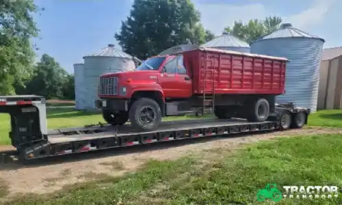 transporting a kubota tractor