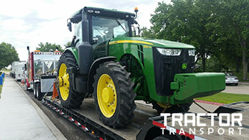 Shipping John Deere 8360R Tractor
