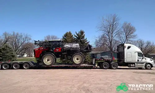 transporting a kubota tractor