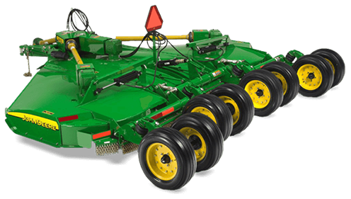 Tractor Transport hauls farm mowers