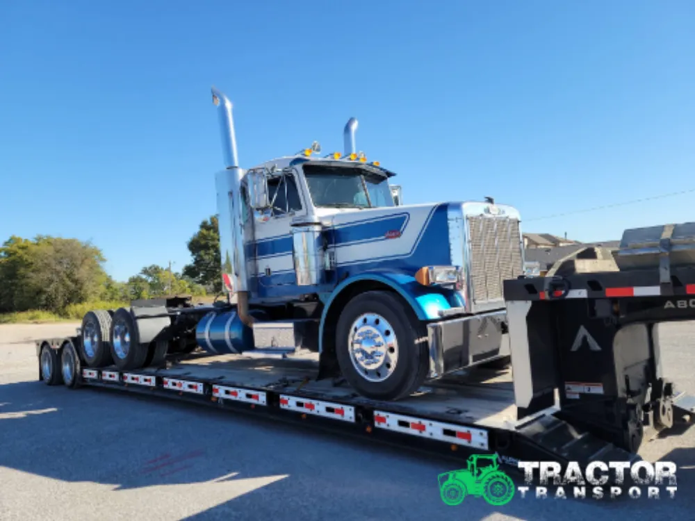 Transporting a 1995 Peterbilt 378 class 8 truck