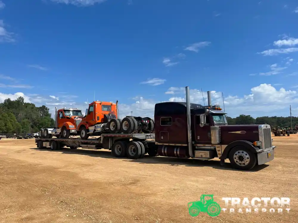 Hauling semi trucks